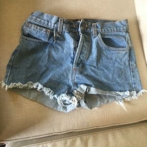 John Galt denim shorts